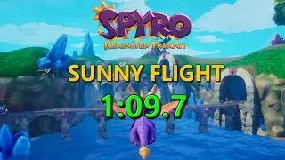 [FWR] Spyro Reignited Sunny Flight In 1:09.7