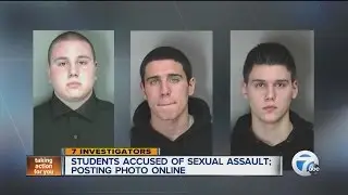 Students accused of sexual assault after posting photos online