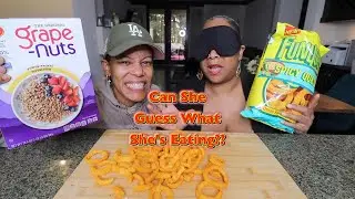 Guess The Generic Food Blindfolded Mukbang Challenge