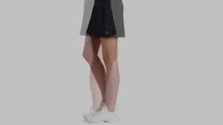Skirt Sports Gym Girl Ultra Skirt with Athletic Shorts, Black, XX-Large