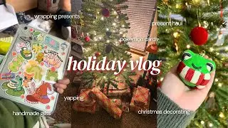 Праздничный видеоблог 🎄☃️: подарки ручной работы, украшения дома, наборы покемонов, покупки и мно...