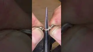 Testing twisted wire chains with copper.