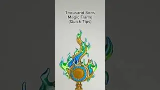 Thousands Sons Magic Flame (Quick Tips) #warhammer40k #miniature #painting #tutorial #tips