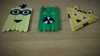 Simple popstick frame... best reuse idea from popsticks