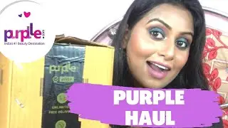PURPLE HAUL VIDEO | PURPLE MAKEUP HAUL | HINDI | MOUMITA&rsquo;S LIFESTYLE