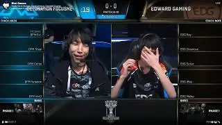 DFM vs. EDG | Игра 1 Knockouts Worlds Play-In 2018 | Detonation FocusMe vs. Edward Gaming
