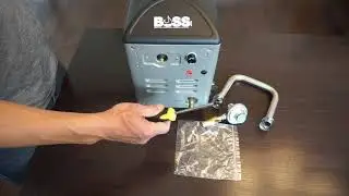 Portable water heater unboxing and setup