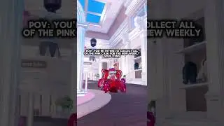 POV: YOU'RE RACING TO COLLECT PINK CASH FOR THE WEEKLY SHOP ITEMS... #dresstoimpressroblox #dti
