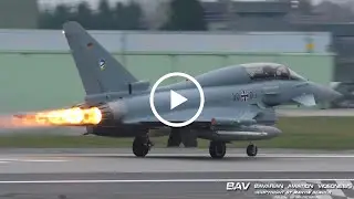 Eurofighter EF2000T Typhoon - German Air Force 30+03 - takeoff at Memmingen Airport