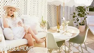 Small Rental Apartment DIY Patio Makeover
