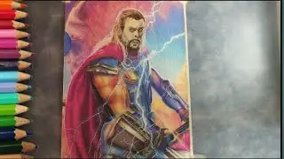 how to draw thor part 6