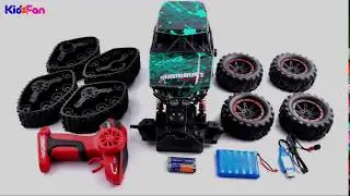 RC Rock Crawler with Dual Wheels  Snow and Regular  Unboxing Fitting   Onroad & Off Road Testing