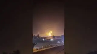 Video of explosions in Rasht, Iran last night  #iranvsisrael  #iranconflict # ইরানের যুদ্ধ #war
