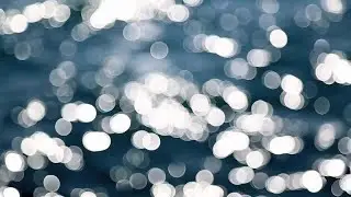 Defocused Sunlight Reflection In Water Stock Video