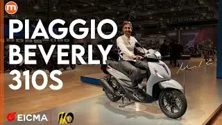 Piaggio Beverly 310 | Più muscoli per lo scooter a ruote alte. Live da EICMA 2024