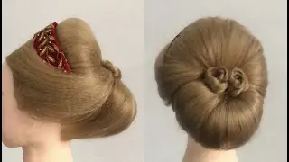 SIMPLE BRIDAL HAIRDO | NEPALI BRIDE HAIRSTYLE | BUN HAIRSTYLE