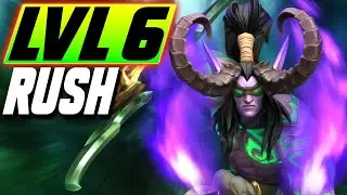 Demon Hunter Level 6 RUSH - WC3 - Grubby