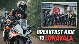 Breakfast Ride to Lonavala 🏍️ | Short Ride, Good Roads & Morning Vibes