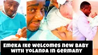 NOLLYWOOD ACTOR EMEKA IKE WELCOMES NEW B∆BY WITH YOLANDA IN GERMANY