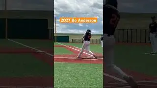 2027 SS Bo Anderson, Calgary Bucks &bull; Single vs. Webber Wildcats