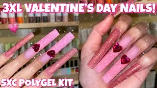 SXC COSMETICS BRIDAL SERIES POLYGEL KIT | 3XL VALENTINE&rsquo;S DAY POLYGEL NAILS | FEMI BEAUTY METHOD