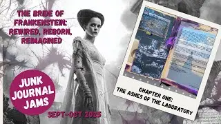 Junk Journal Jams Spooky Season Challenge - Week One - Bride of Frankenstein Reborn, Reimagined