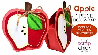 Apple 1 Piece Box Wrap @myscrapchick