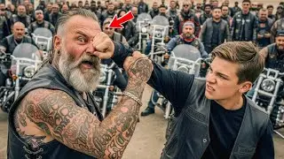 Teen Slaps Old Biker At Gas Station &mdash; Moments Later, 60 Riders Surround His Car