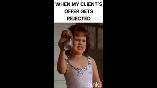 Offer Rejected On House #shorts #home #house #meme #funny #offer #buyers #agent #seller #glendale