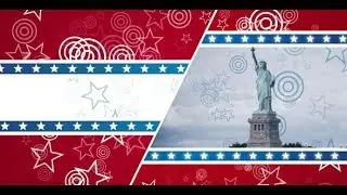 Patriotic Stars - Background & Overlay Set | Motion Graphics - Videohive template