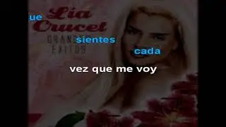 lia crucet   que bello karaoke pista original