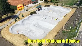 Deerfield Skatepark Review! +Clips