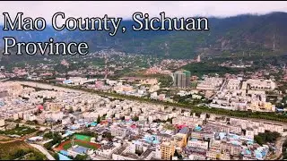 Aerial China:Mao County, Sichuan Province