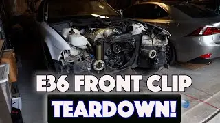How To Remove E36 Front Clip | 325is Drift Build Ep #5