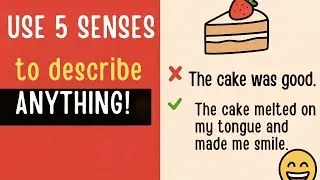 Descriptive Writing Made Easy | How to Use Sensory Details (Beginner Friendly)