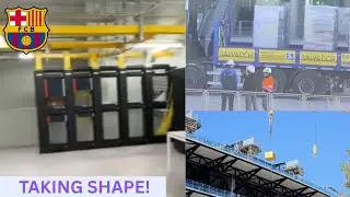 Camp Nou Transformation! VIP Boxes, Glass Facade & Major Progress Revealed