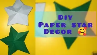 DIY PAPER DECOR 😍| #homedecor #howtomake #easydiy  #paperdecor