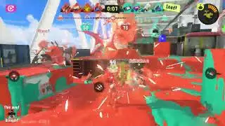 Insane Rainmaker clutch in X rank - Splatoon 3
