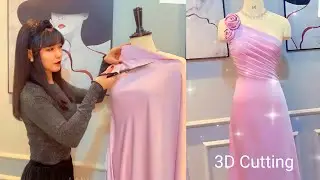 Thiết kế váy đầm nâng cao bằng phương pháp Drapping| Rập 3D| 3D Cutting| TR Cutting
