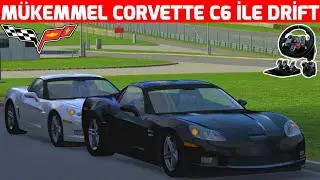 LFS CORVETTE C6 MODU İLE EFSANE &Ouml;TESİ GEZİNTİ - LOGİTECH G29