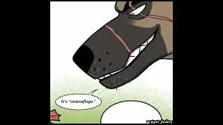 PIXIE TRIES TO CAMOUFLAGE | Comic by Pet_foolery #comicdub #shorts