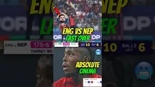 ENG vs NEP 🔥Last Over Absolute Cinema 🚨 #shorts #T20worldcup2026
