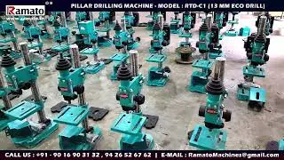 Top Bench Pillar Drill Machine Manufacturer in India | Ramato / HMP / Roent &ndash; Rajlaxmi Machine Tools