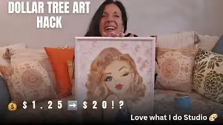 How to Make Money from Art with Dollar Tree Supplies + Organize Your Studio on a Budget