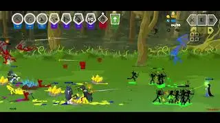Stick War Saga: standard 2v2.  NO generals #zarooratrishta #stickwar3 #hindisong 