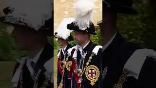 King Charles and Queen Camilla Arrive For Order of the Garter Service