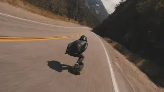 Garett Belanger with FPV chasing - Cuei Wheels Longboard