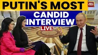 Putin Interview on India Today LIVE | Putin Speaks to India Today LIVE | Putin Interview LIVE