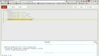 Rust-lang. Using macros println