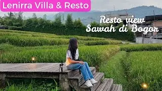 Lenirra Villa and Resto|Rekomendasi Resto di Bogor|Resto view sawah di bogor